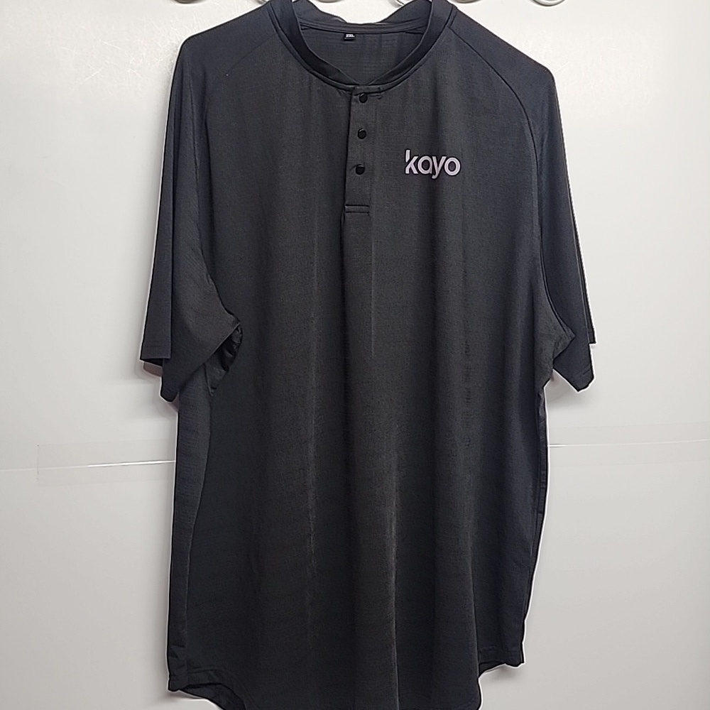 Men's Black awesome Workout KAYO Shirt. Size 2XL